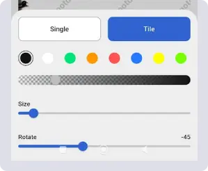 완전 맞춤형 워터마크